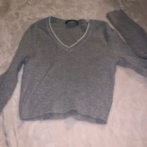 brandy cropped sweater top